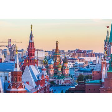 Lais Puzzle - Basilius-Kathedrale auf dem Roten Platz in Moskau, Basilius-Kathedrale berühmter Ort in Russland bei Sonnenuntergang im Herbst, Moskau, Russland - 2.000 Teile