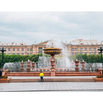 Lais Puzzle - Brunnen auf dem Leninplatz in Chabarowsk, Russland - 40, 100, 200, 500, 1.000 & 2.000 Teile