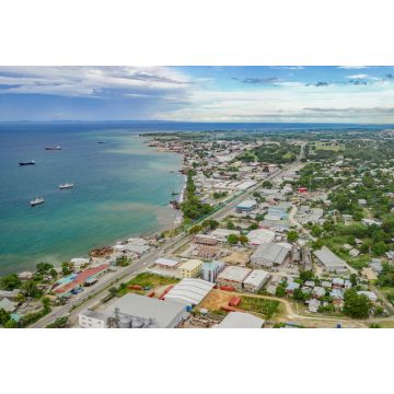 Lais Puzzle - Luftaufnahme des industriellen Teils der Stadt Honiara, Salomonen - 2.000 Teile