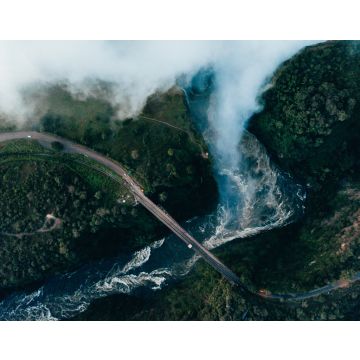 Lais Puzzle - Luftaufnahme einer Landschaft mit Brücke, Sambia - 40, 100, 200, 500, 1.000 & 2.000 Teile