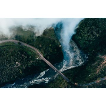 Lais Puzzle - Luftaufnahme einer Landschaft mit Brücke, Sambia - 2.000 Teile