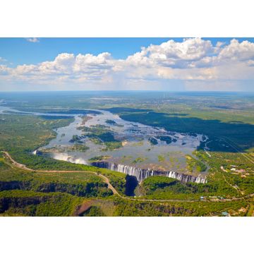 Lais Puzzle - Luftaufnahme der Victoriafälle, Sambia, Simbabwe, Afrika - 1.000 Teile