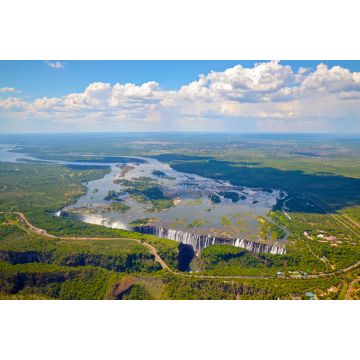 Lais Puzzle - Luftaufnahme der Victoriafälle, Sambia, Simbabwe, Afrika - 2.000 Teile