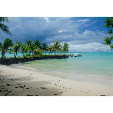 Lais Puzzle - Ruhiger Pazifischer Ozean von der idyllischen Insel Upolu in Samoa, Ozeanien - 1.000 Teile