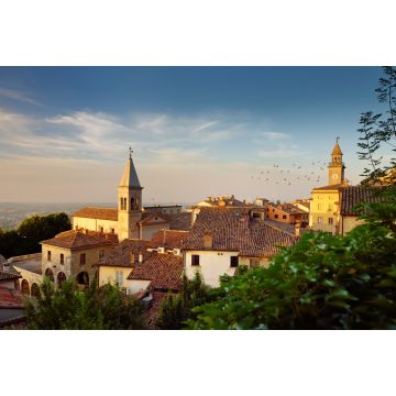 Lais Puzzle - Blick bei Sonnenuntergang auf den Kleinstaat San Marino und die italienische Region Emilia-Romagna von den Dächern der Stadt San Marino - 2.000 Teile
