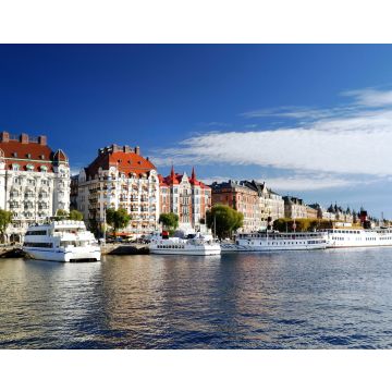 Lais Puzzle - Weite Sicht auf den Hafenteil von Stockholm. Schweden - 40, 100, 200, 500, 1.000 & 2.000 Teile