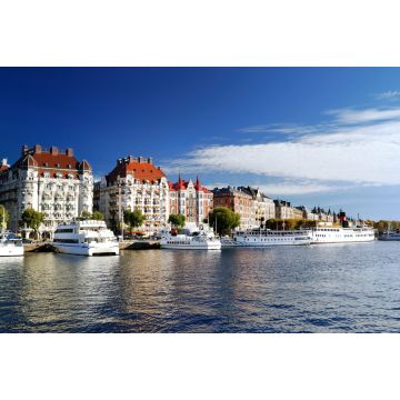 Lais Puzzle - Weite Sicht auf den Hafenteil von Stockholm. Schweden - 2.000 Teile
