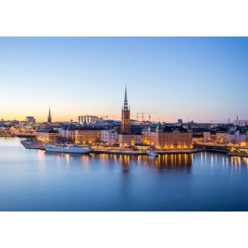 Lais Puzzle - Stockholm Stadt, Gamla Stan (Altstadt) bei Nacht in Stockholm, Schweden - 1.000 Teile