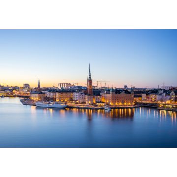 Lais Puzzle - Stockholm Stadt, Gamla Stan (Altstadt) bei Nacht in Stockholm, Schweden - 2.000 Teile