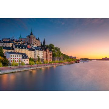 Lais Puzzle - Stockholm. Bild der Altstadt von Stockholm, Schweden bei Sonnenuntergang - 2.000 Teile