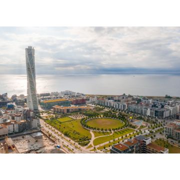 Lais Puzzle - Wunderschönes Luftpanorama der Stadt Malmö in Schweden - 1.000 Teile