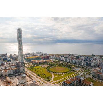 Lais Puzzle - Wunderschönes Luftpanorama der Stadt Malmö in Schweden - 2.000 Teile
