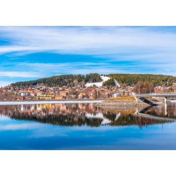 Lais Puzzle - Blick auf die Insel Froso und Skyline von Ostersund in Schweden - 1.000 Teile