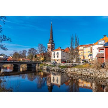 Lais Puzzle - Gamla stan Viertel und Kathedrale in Vasteras, Schweden - 1.000 Teile