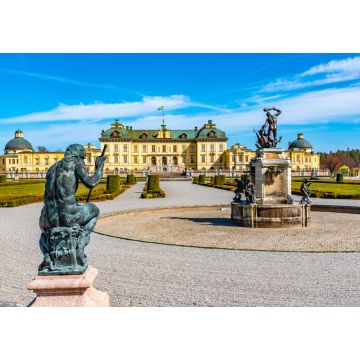 Lais Puzzle - Schloss Drottningholm von den königlichen Gärten in Schweden aus gesehen - 1.000 Teile