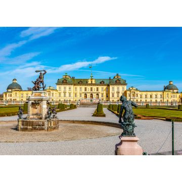 Lais Puzzle - Schloss Drottningholm von den königlichen Gärten aus gesehen in Schweden - 1.000 Teile