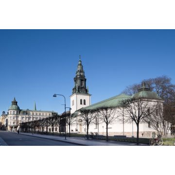 Lais Puzzle - Kirche des Heiligen Lars in Linkoping, Schweden an einem sonnigen Tag mit blauem Himmel - 2.000 Teile