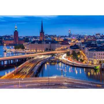 Lais Puzzle - Stockholm. Stadtufer bei Sonnenuntergang - 1.000 Teile