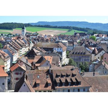 Lais Puzzle - Die Stadt Porrentruy im Kanton Jura, Schweiz - 1.000 Teile