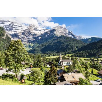Lais Puzzle - Das Dorf Diablerets im Kanton Waadt in der Schweiz - 2.000 Teile
