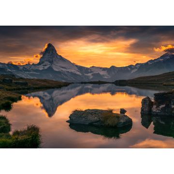 Lais Puzzle - Sonnenuntergang über dem Matterhorn, Zermatt, Schweiz - 1.000 Teile