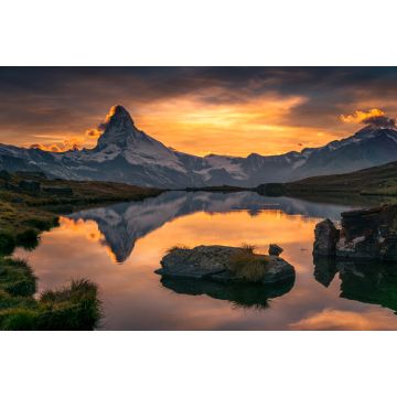 Lais Puzzle - Sonnenuntergang über dem Matterhorn, Zermatt, Schweiz - 2.000 Teile