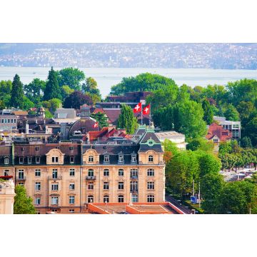 Lais Puzzle - Dächer im Stadtzentrum von Zürich Europa - 2.000 Teile
