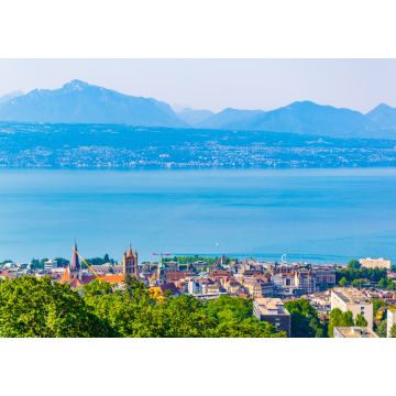 Lais Puzzle - Luftaufnahme der Schweizer Stadt Lausanne, Schweiz - 1.000 Teile