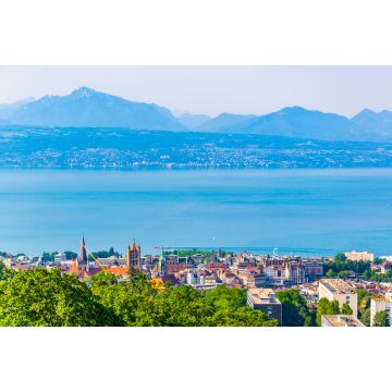 Lais Puzzle - Luftaufnahme der Schweizer Stadt Lausanne, Schweiz - 2.000 Teile