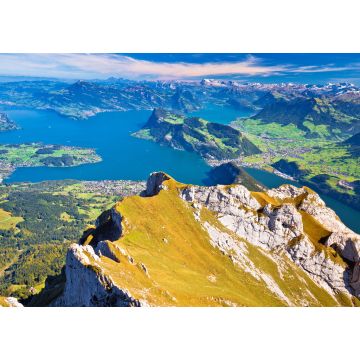 Lais Puzzle - Luzernersee und Alpengipfel aus der Luft vom Pilatus - 1.000 Teile