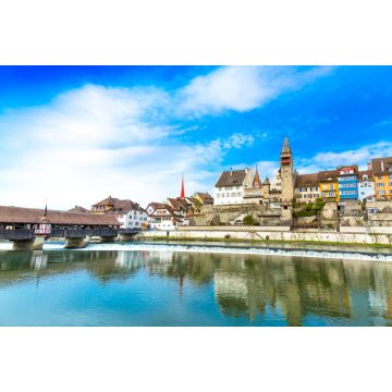 Lais Puzzle - Altstadt von Bremgarten über der Reuss in der Schweiz - 2.000 Teile