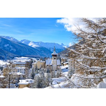 Lais Puzzle - Landschaft des Wintersportorts Davos, Schweiz - 2.000 Teile