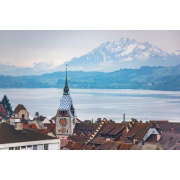 Lais Puzzle - Schöner Panoramablick auf Dächer in der Altstadt von Zug, Schweiz - 2.000 Teile