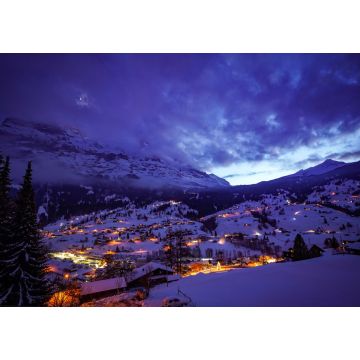 Lais Puzzle - malerische Bergansicht von Grindelwald, Schweiz im Winter - 1.000 Teile
