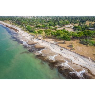 Lais Puzzle - Luftaufnahme der Atlantikküste bei Palmarin. Saloum-Delta-Nationalpark, Joal Fadiout, Senegal. Afrika - 2.000 Teile
