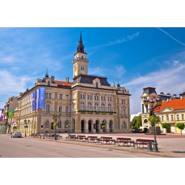 Lais Puzzle - Freiheitsplatz in Novi Sad Bögen und Architektur Blick - 1.000 Teile