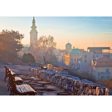 Lais Puzzle - Belgrad. Blick von der Kalemegdan-Promenade auf alte Wahrzeichen der Stadt - 1.000 Teile