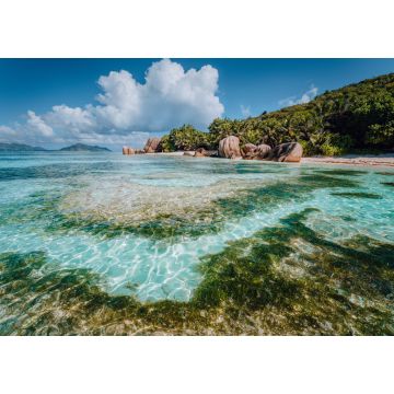 Lais Puzzle - Berühmter tropischer Strand Anse Source d'Argent mit Granitblöcken, Insel La Digue, Seychellen - 1.000 Teile