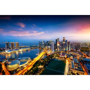 Lais Puzzle - Skyline der Stadt Singapur, Geschäftsviertel von Singapur, Singapur - 2.000 Teile
