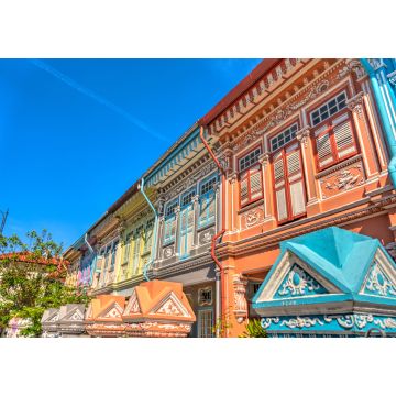 Lais Puzzle - Historische Gebäude in der Joo Chiat Road, Singapur - 1.000 Teile