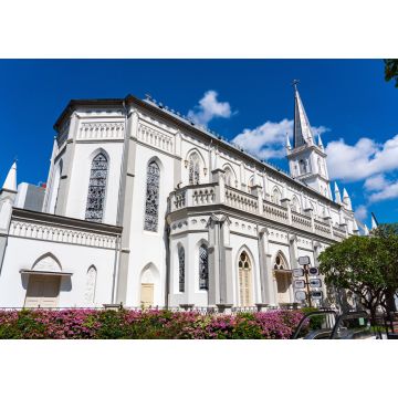 Lais Puzzle - Chijmes Kirche in Singapur mit blauem Himmel Hintergrund - 1.000 Teile
