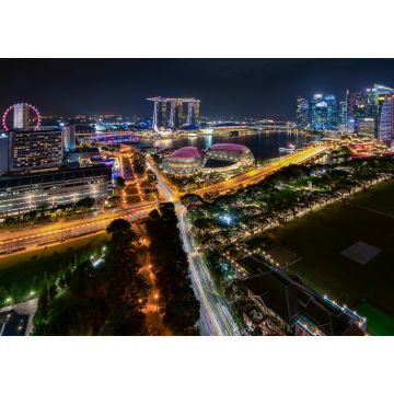 Lais Puzzle - Beleuchtung von Wolkenkratzern an der Marina Bay, Singapur - 1.000 Teile