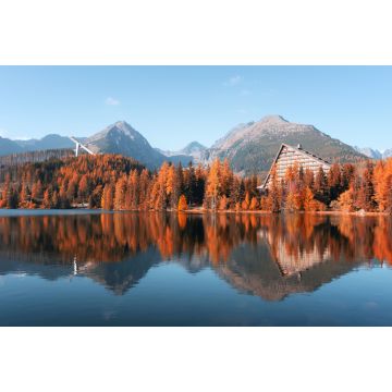 Lais Puzzle - Panorama des Bergsees Strbske pleso (Strbske See) im Herbst. Hohe Tatra-Nationalpark, Slowakei - 2.000 Teile
