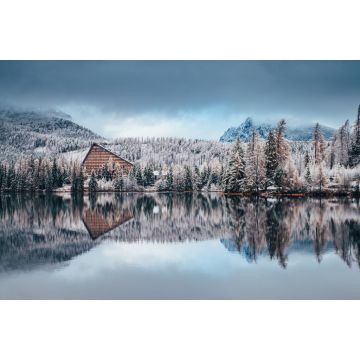 Lais Puzzle - Erster Schnee am Strbske pleso, Slowakei. Winter-Natur, Weihnachts-Szenerie - 2.000 Teile