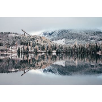 Lais Puzzle - Skisprungschanze in winterlicher Natur. Slowakei, Hohe Tatra, Strbske pleso - 2.000 Teile