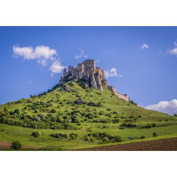 Lais Puzzle - Fernblick auf die Überreste der Burg Spis bei Spisske Podhradie, Slowakei - 1.000 Teile
