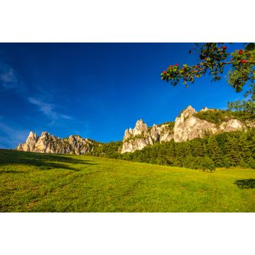 Lais Puzzle - Berglandschaft mit felsigen Gipfeln im Hintergrund im Sommer. Das Nationale Naturschutzgebiet Sulov Rocks, Slowakei, Europa - 2.000 Teile