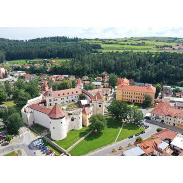Lais Puzzle - Luftaufnahme der Burg in der Stadt Kezmarok in der Slowakei - 1.000 Teile