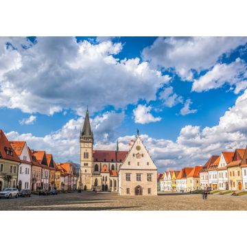 Lais Puzzle - Das schöne alte Bardejov mit Kirche und Hauptplatz in der Slowakei - 1.000 Teile