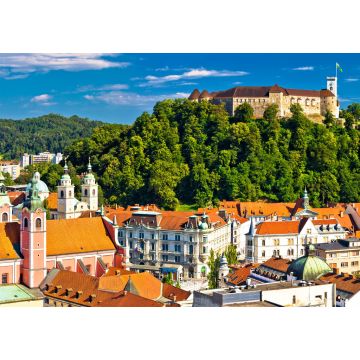 Lais Puzzle - Panoramablick auf die Stadt Ljubljana, Slowenien - 1.000 Teile